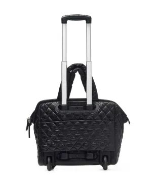 CHANEL ビンテージ 2012 コクーン ダイヤモンドキルト トロリー - ブラック - サムネイル2