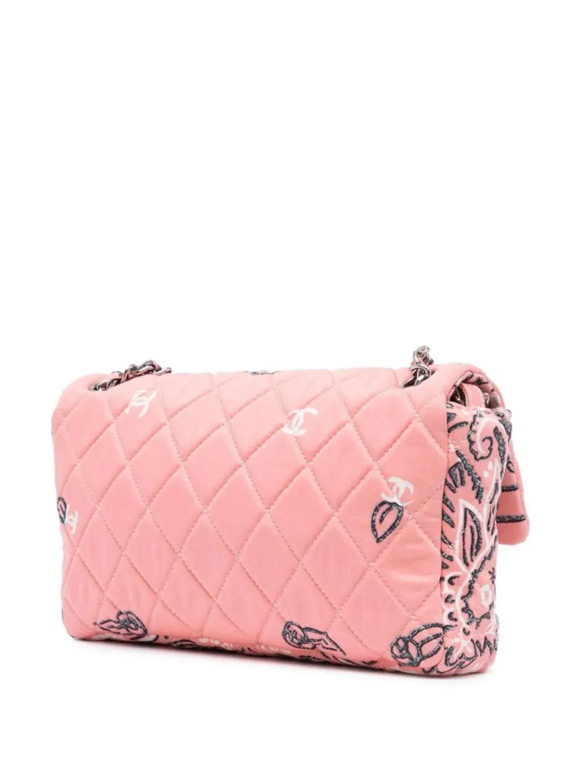 CHANEL ビンテージ 2008年 クラシック・フラップ ショルダーバッグ ピンク - 画像2