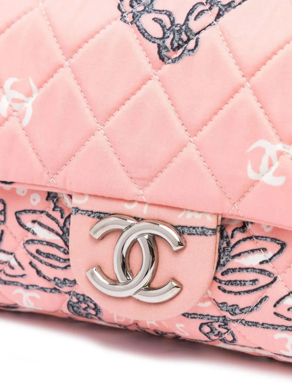 CHANEL ビンテージ 2008年 クラシック・フラップ ショルダーバッグ ピンク - 画像3