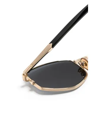 Eyewear by David Beckham べっ甲柄長方形フレーム サングラス - サムネイル3