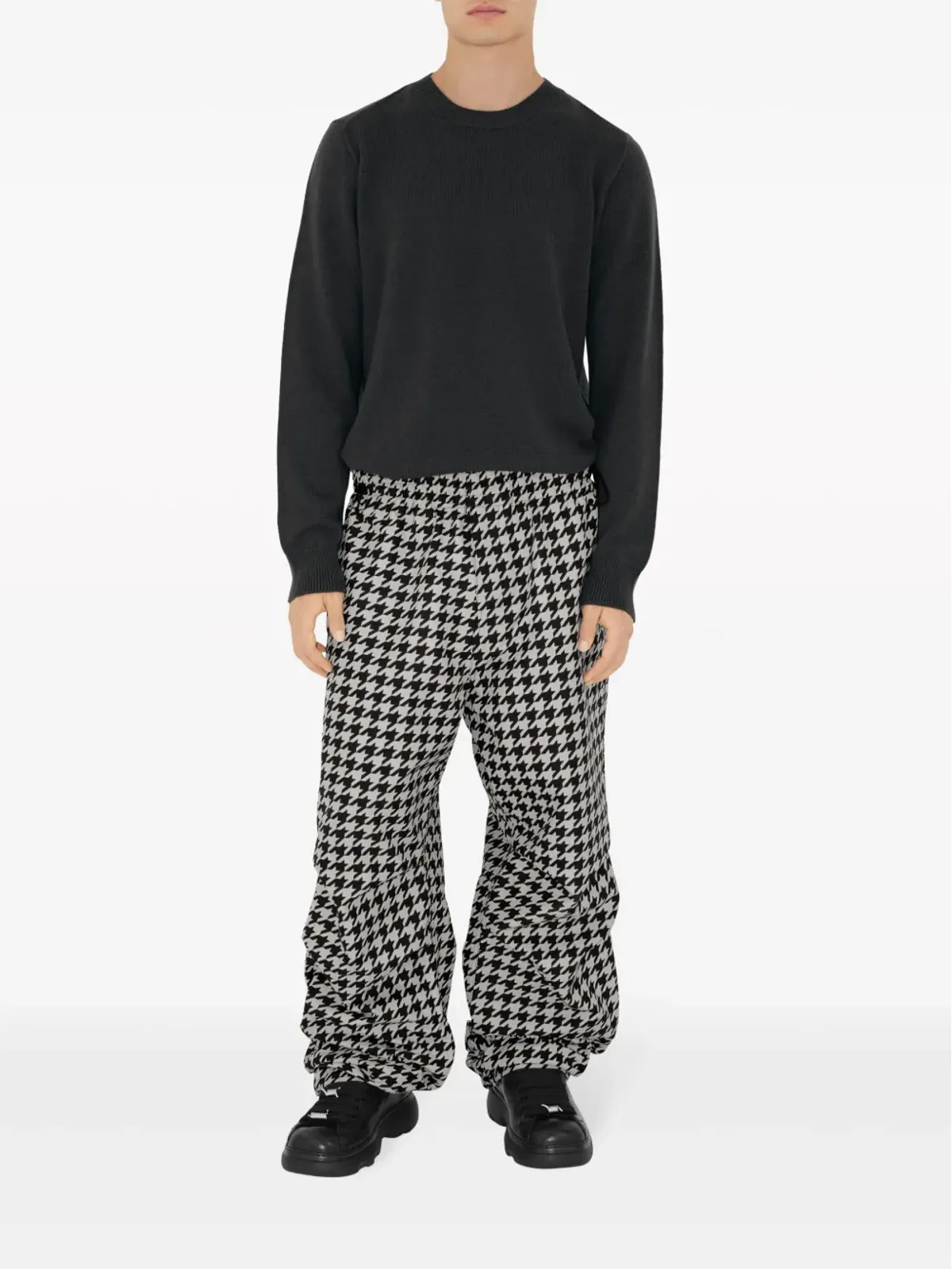 Burberry エクエストリアンナイト カシミヤ ジャンパー - ブラック - 画像2
