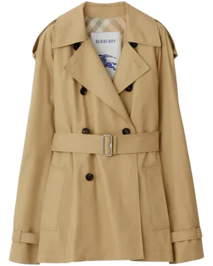 Burberry ベルト付き コットン トレンチコート - サムネイル1