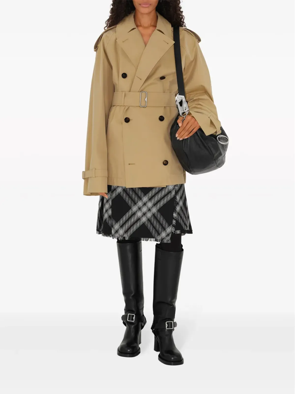 Burberry ベルト付き コットン トレンチコート - 画像2