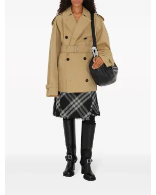 Burberry ベルト付き コットン トレンチコート - サムネイル2