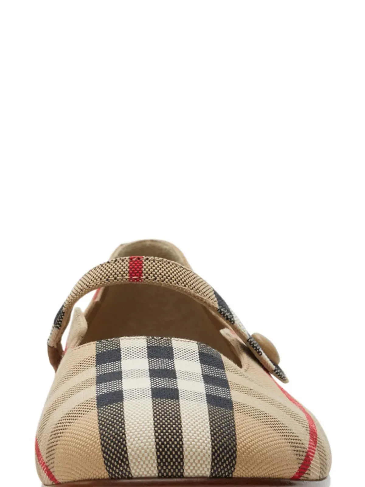 Burberry Kids メアリ―ジェーン チェック柄バレリーナ - 画像2