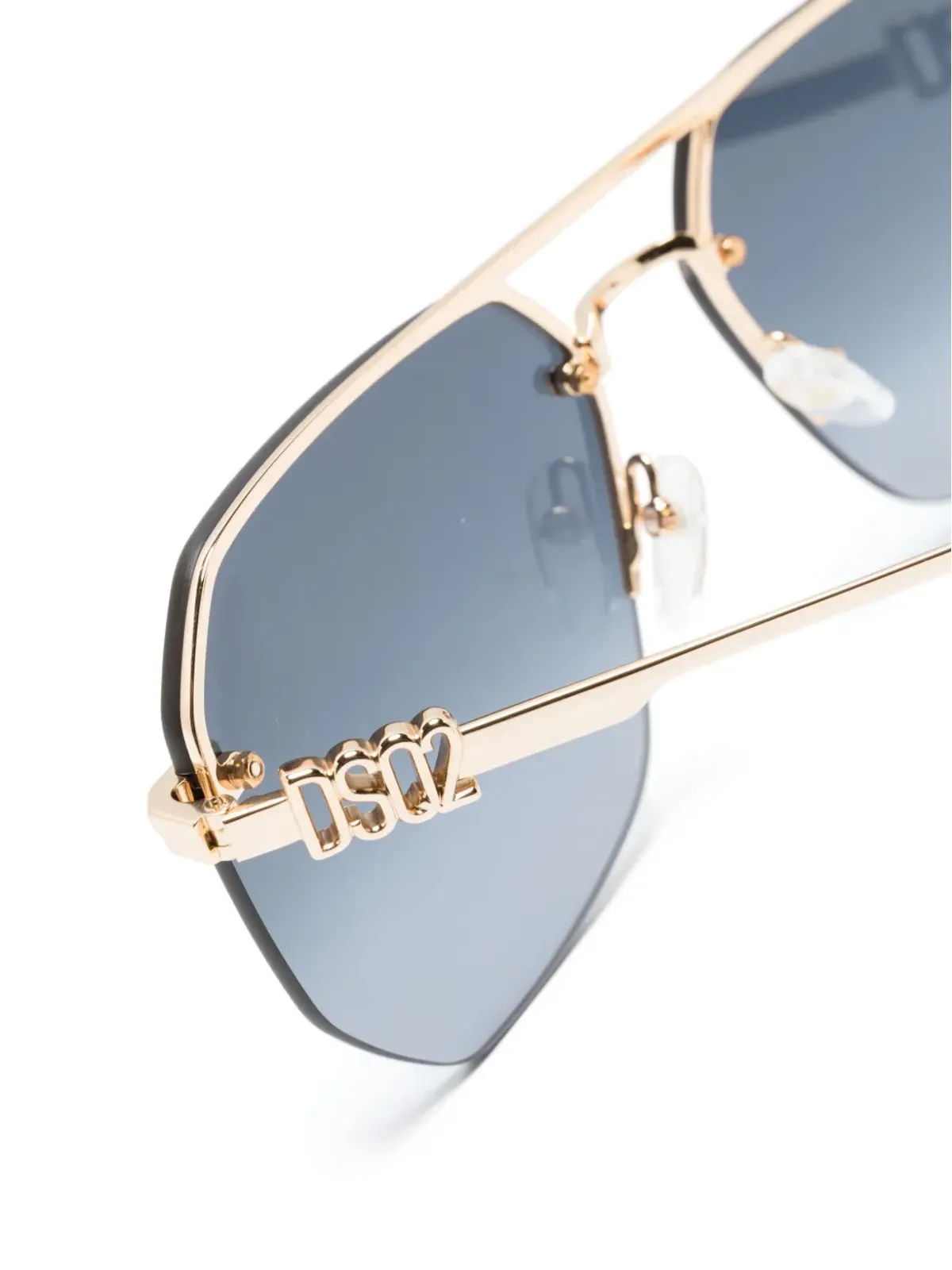 DSQUARED2 EYEWEAR ハイプ パイロットフレーム サングラス - ブラック - 画像3