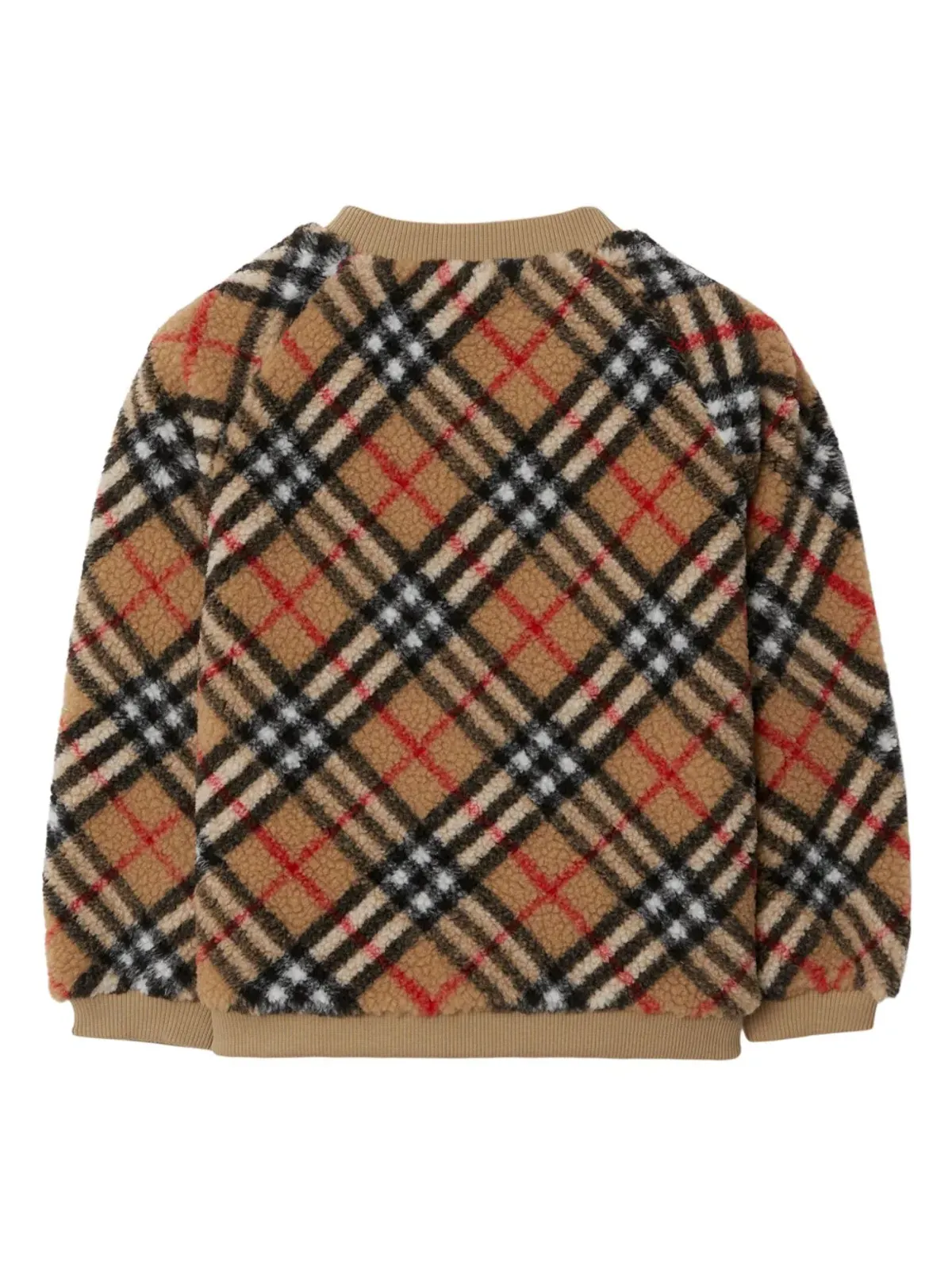 Burberry Kids ヴィンテージチェック フリース スウェット - 画像2