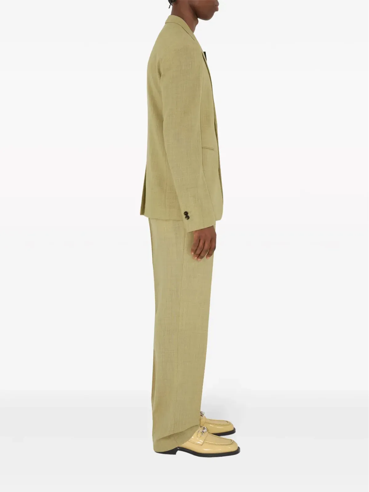 Burberry ストレートレッグ テーラード ウールパンツ - ニュートラルカラー - 画像3