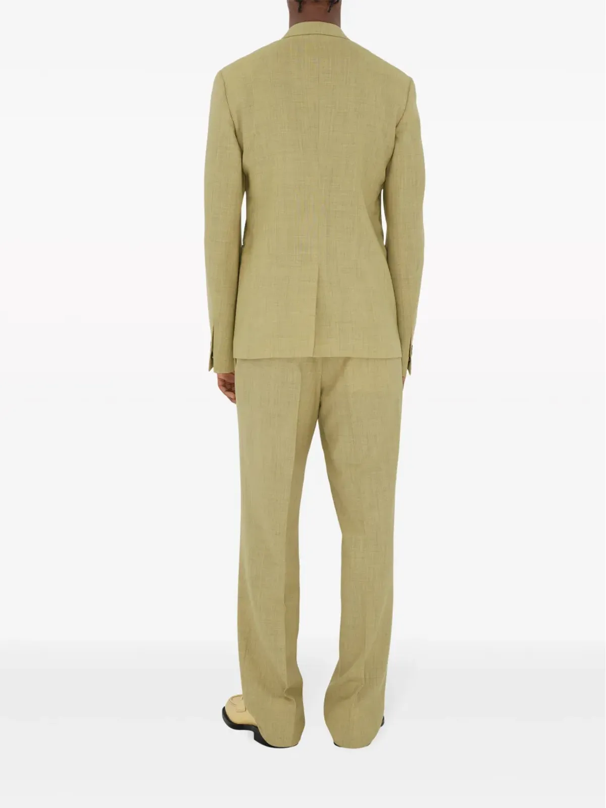 Burberry ストレートレッグ テーラード ウールパンツ - ニュートラルカラー - 画像4
