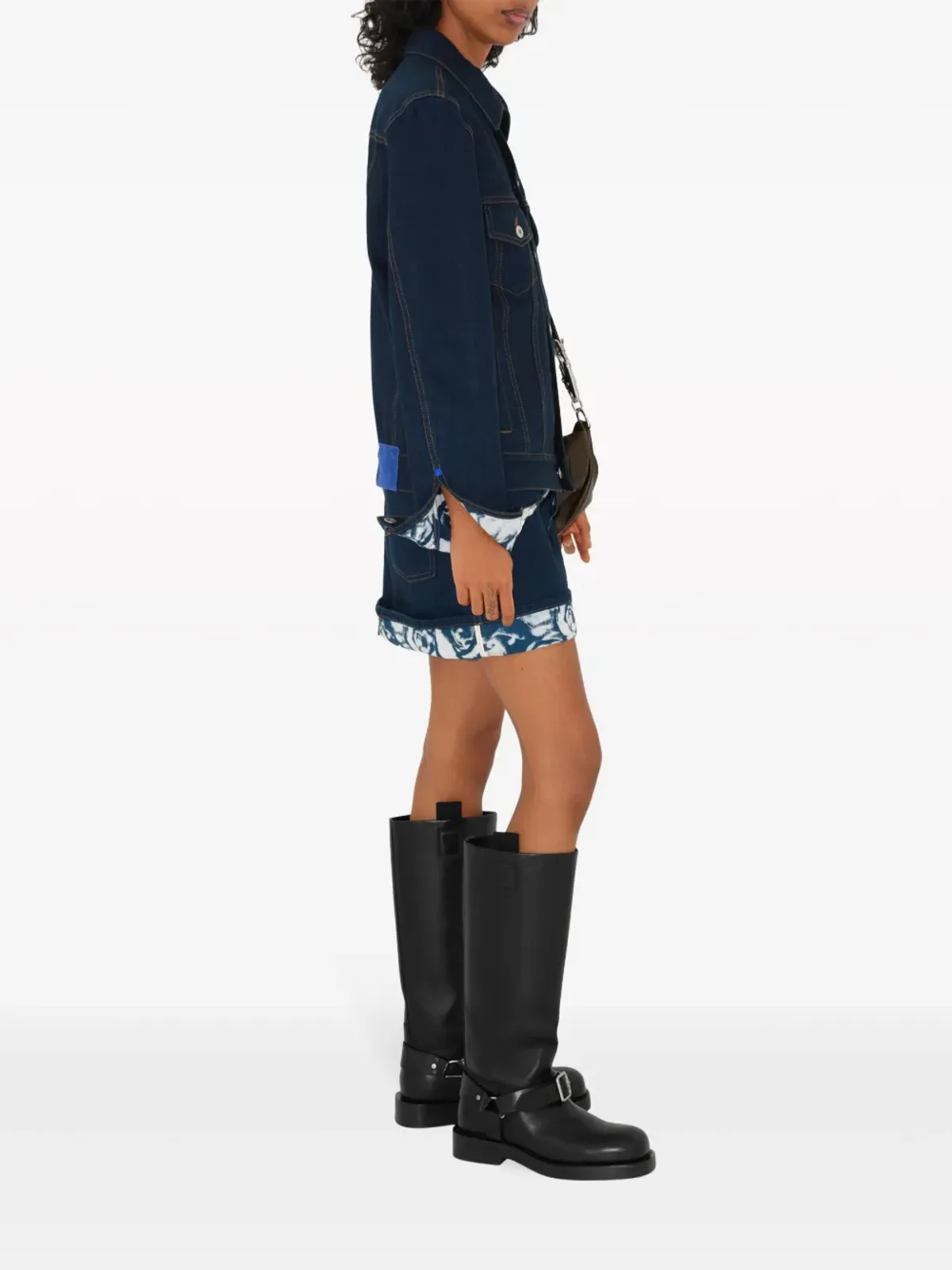 Burberry ジャパニーズデニムミニスカート - ブルー - 画像3