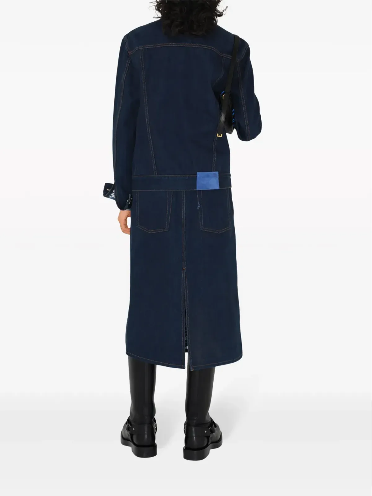 Burberry ジャパニーズデニムのミディスカート ブルー - 画像4
