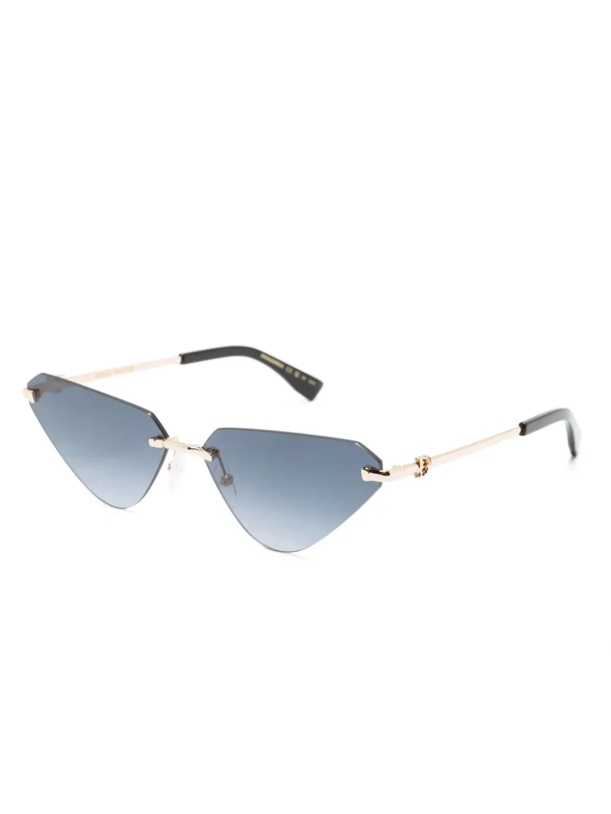 DSQUARED2 EYEWEAR ハイプ キャットアイフレーム サングラス - 画像2