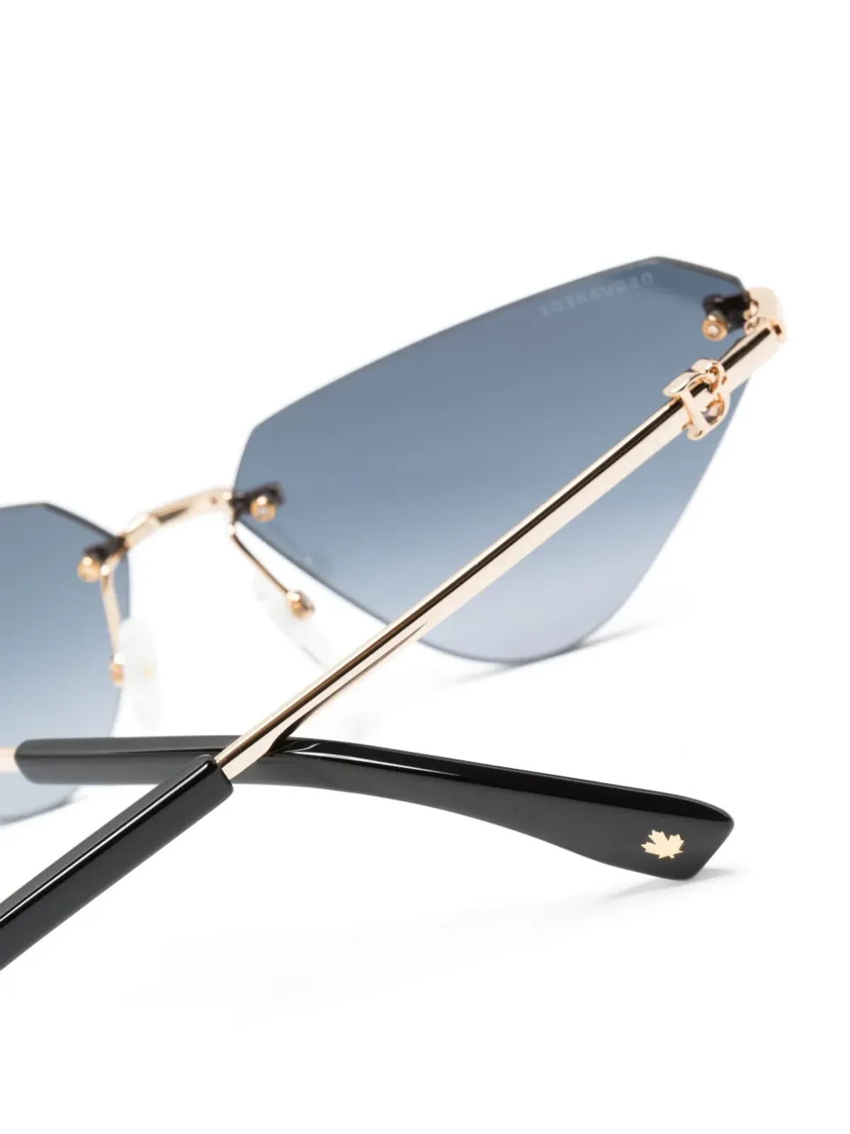 DSQUARED2 EYEWEAR ハイプ キャットアイフレーム サングラス - 画像3