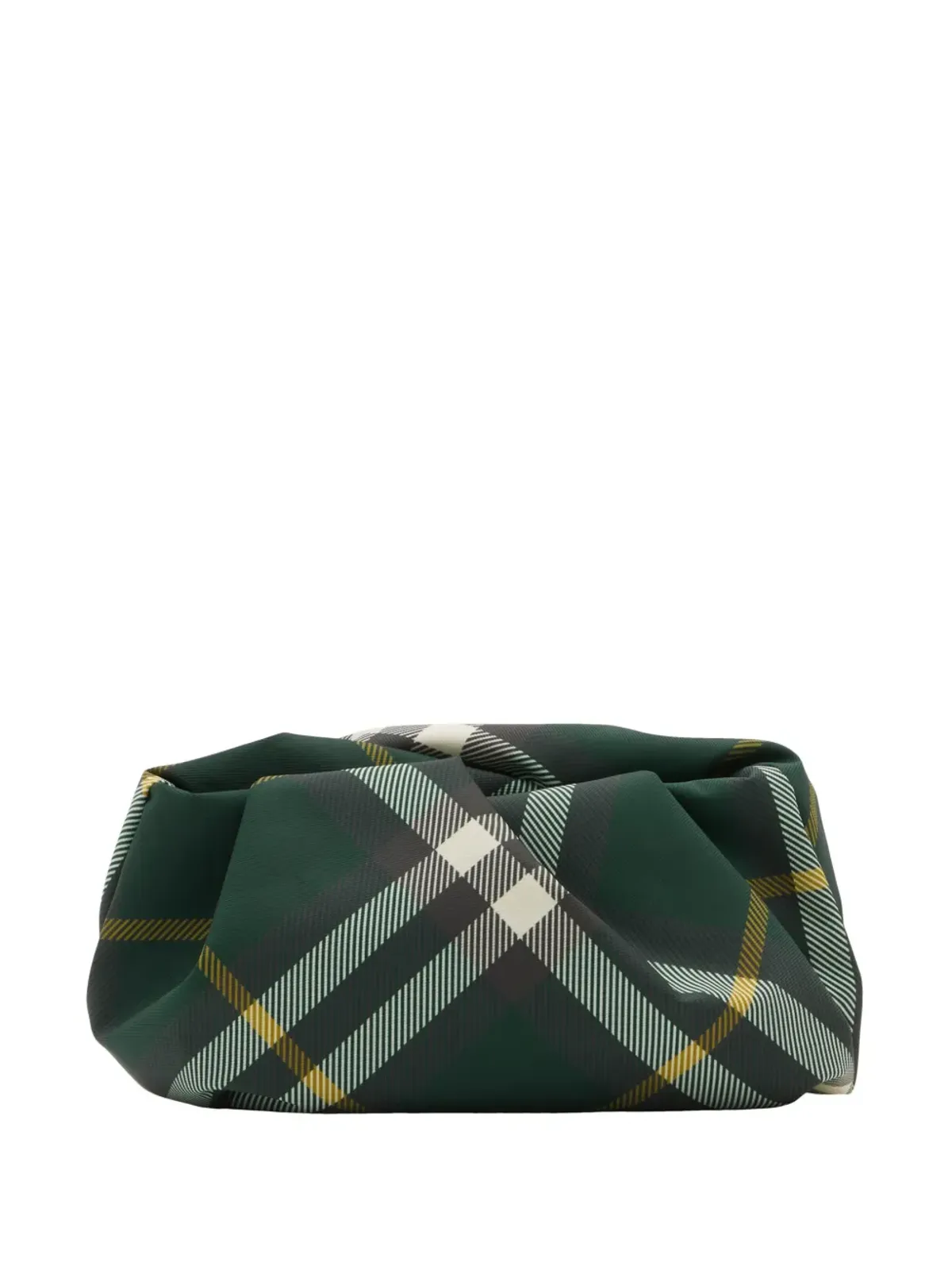 Burberry ローズチェック柄クラッチバッグ - グリーン - 画像2