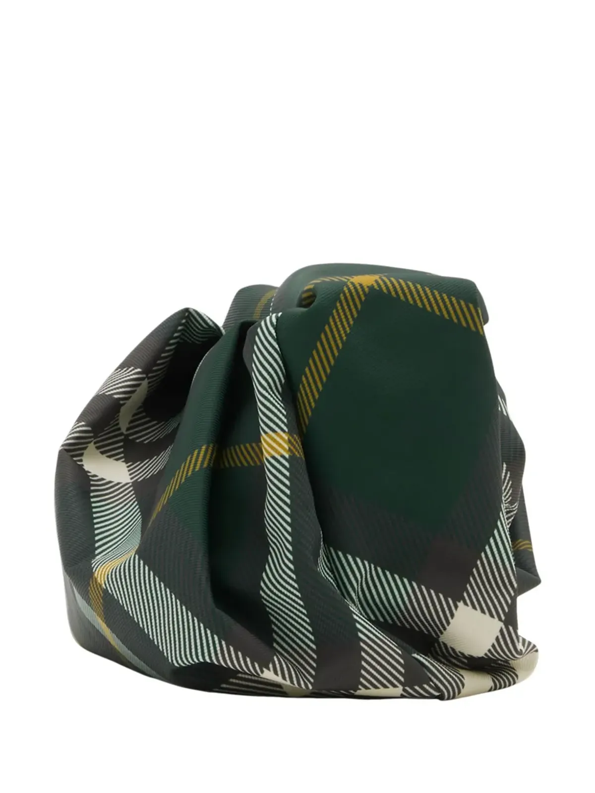 Burberry ローズチェック柄クラッチバッグ - グリーン - 画像3
