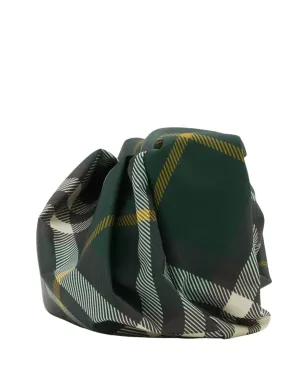 Burberry ローズチェック柄クラッチバッグ - グリーン - サムネイル3