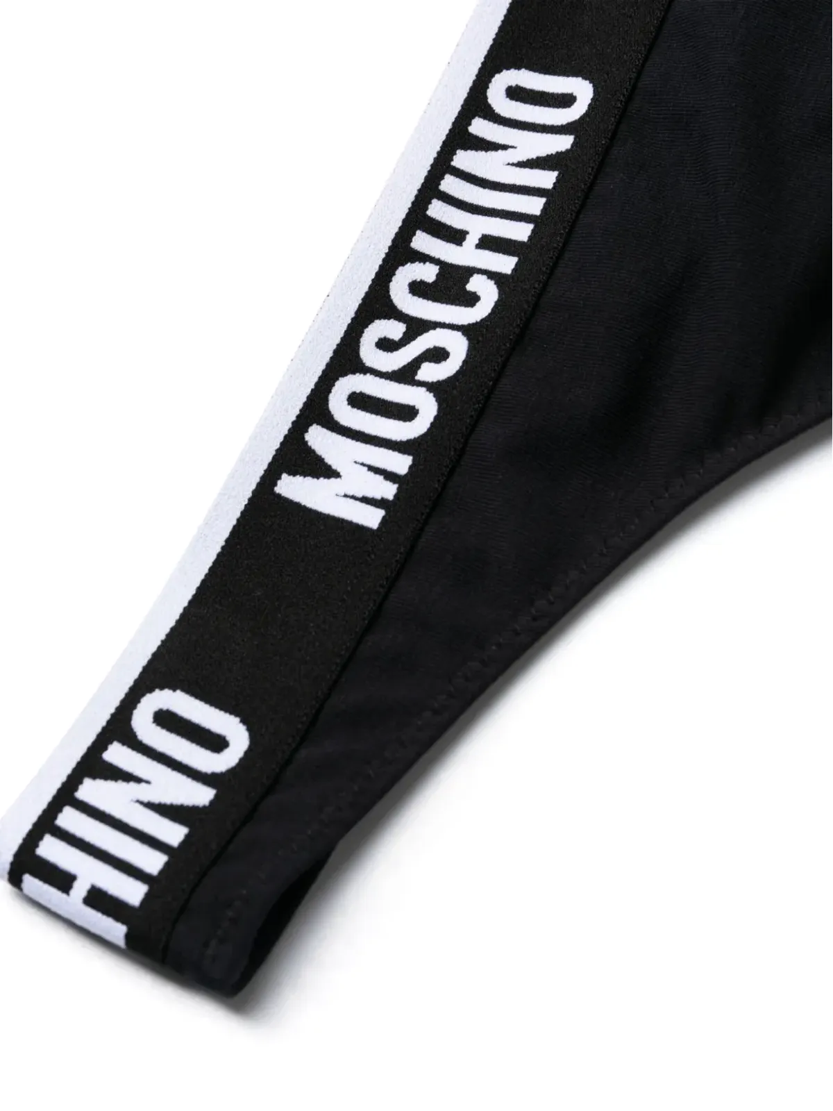 Moschino ロゴ入りウエストバンドのストレッチコットンブリーフ - 画像3