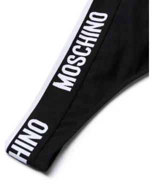Moschino ロゴ入りウエストバンドのストレッチコットンブリーフ - サムネイル3