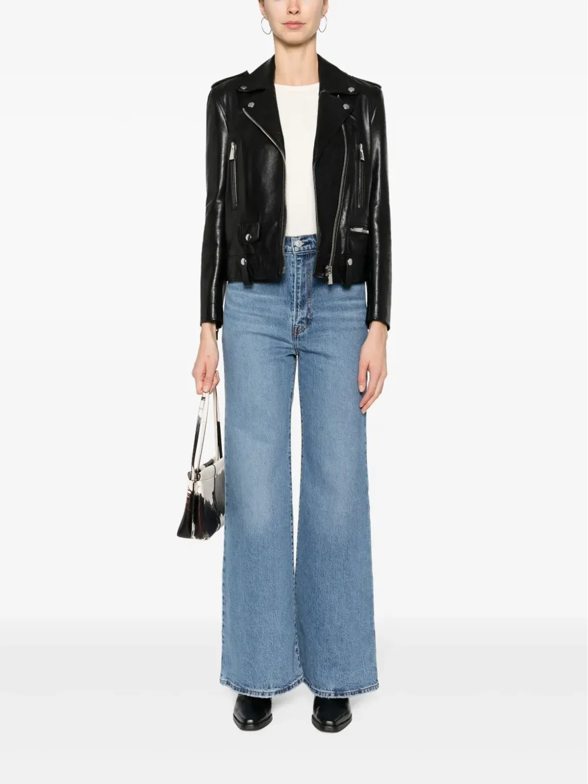 Levi's リブケージベル ハイウエストジーンズ - ブルー - 画像2