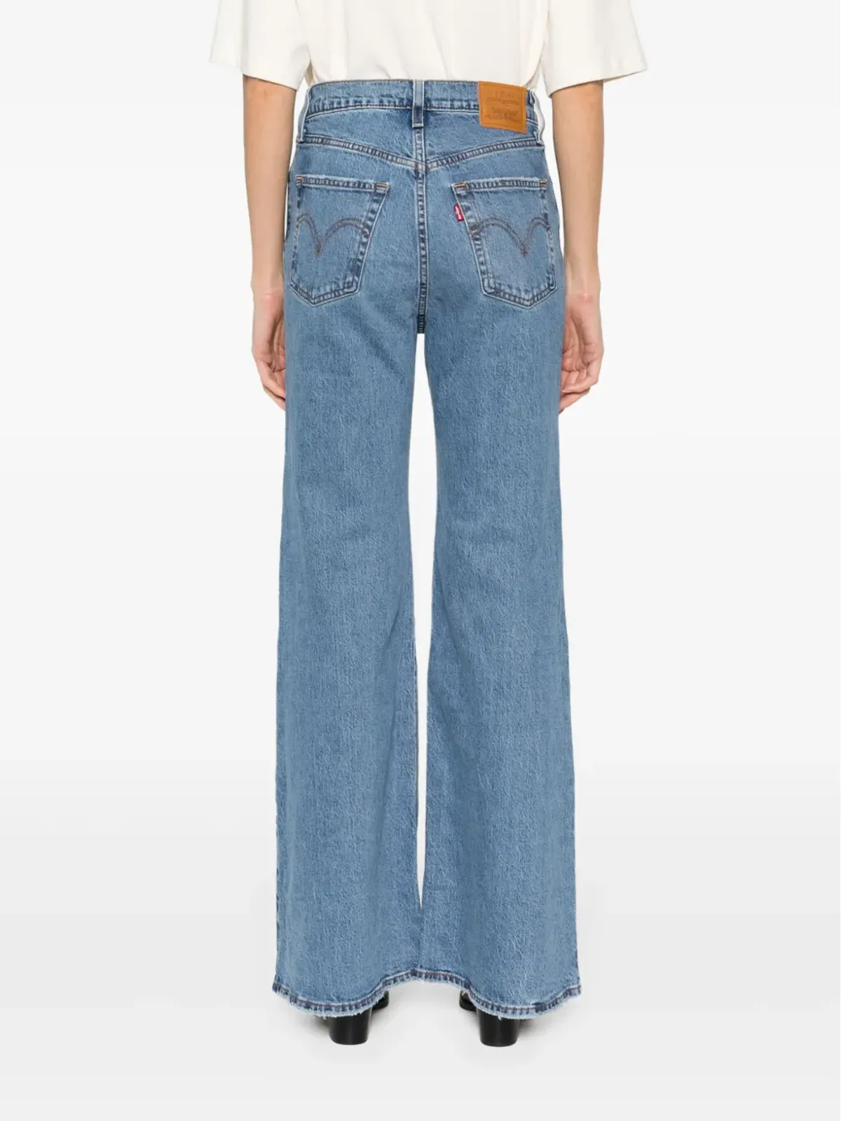 Levi's リブケージベル ハイウエストジーンズ - ブルー - 画像4
