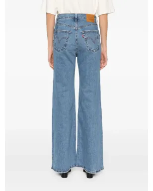 Levi's リブケージベル ハイウエストジーンズ - ブルー - サムネイル4