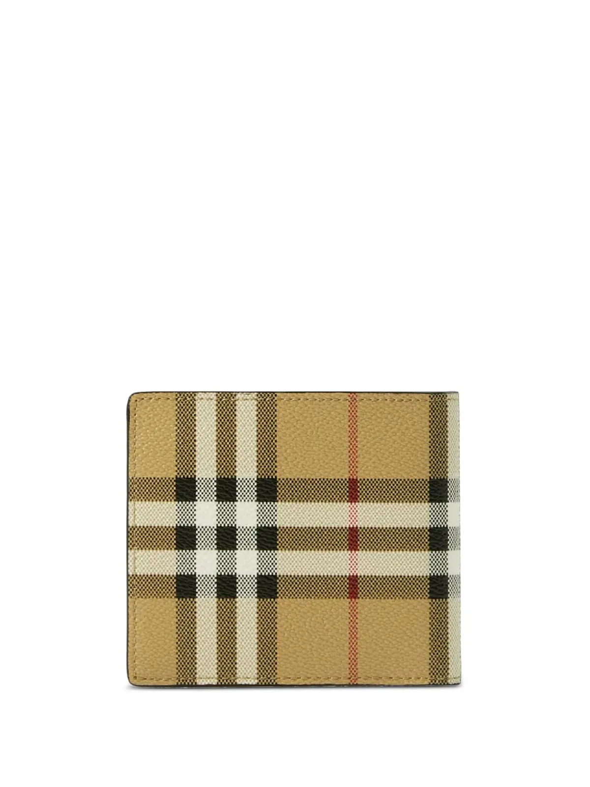 Burberry ビンテージ チェック 二つ折り レザー ウォレット - ニュートラルカラー - 画像2