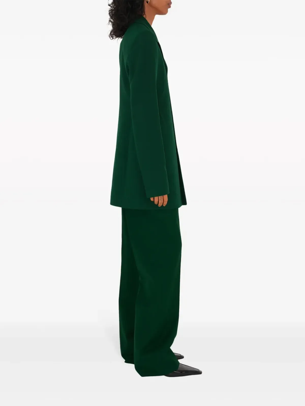 Burberry テーラードカット ウールパンツ - グリーン - 画像3