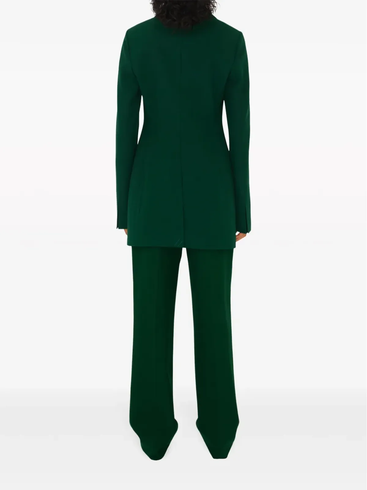 Burberry テーラードカット ウールパンツ - グリーン - 画像4