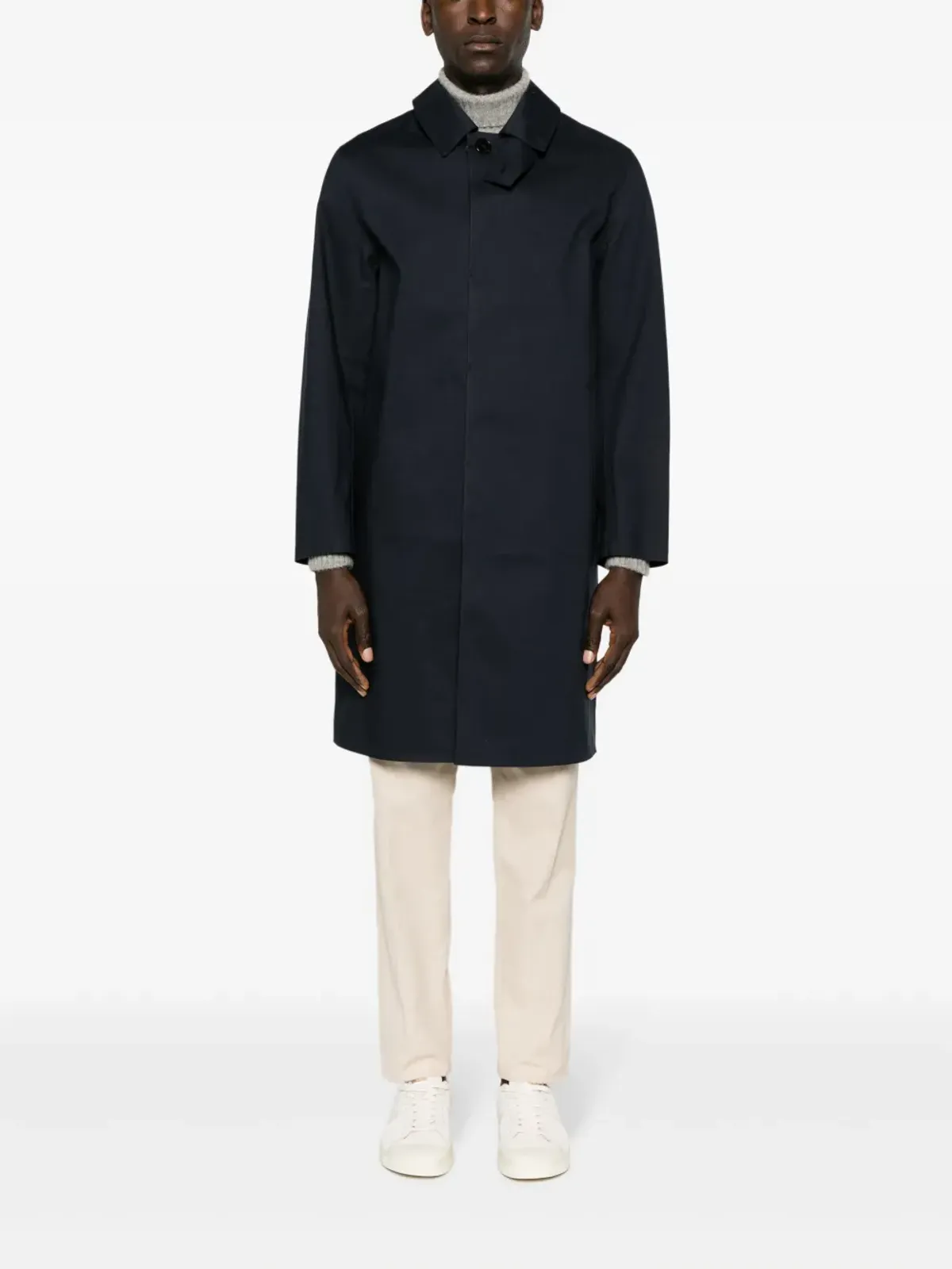 Mackintosh シングルブレスト コットン トレンチコート - 画像2
