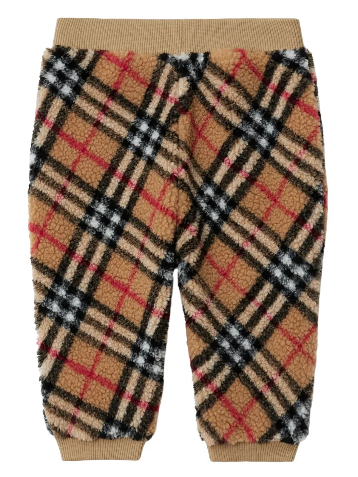 Burberry Kids ヴィンテージチェック フリースパンツ - 画像2