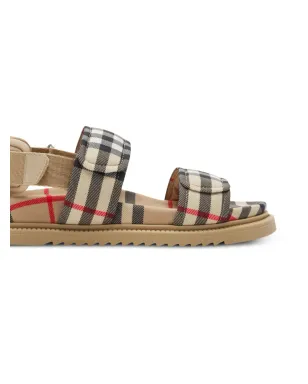 Burberry Kids ヴィンテージチェック フラットサンダル - サムネイル2