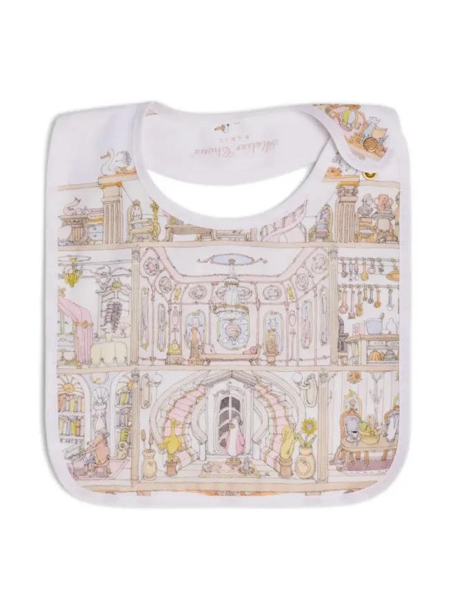 Atelier Choux Atelier Choux ドールハウス グラフィックプリント ビブの商品画像