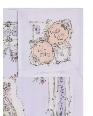 Atelier Choux タペストリープリント コットン ブランケット（パープル） - サムネイル2