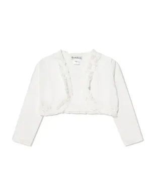 Sarah Louise ラッフルディテール クロップドジャケット - サムネイル1