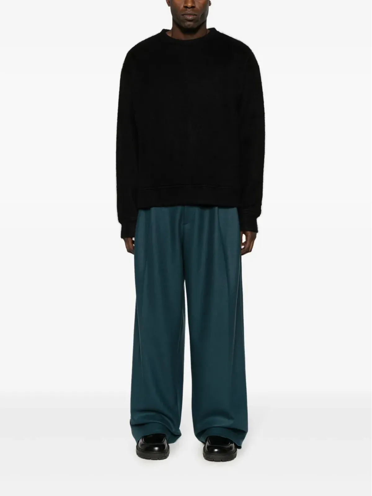 Jil Sander クルーネック ブラッシュド セーター - 画像2