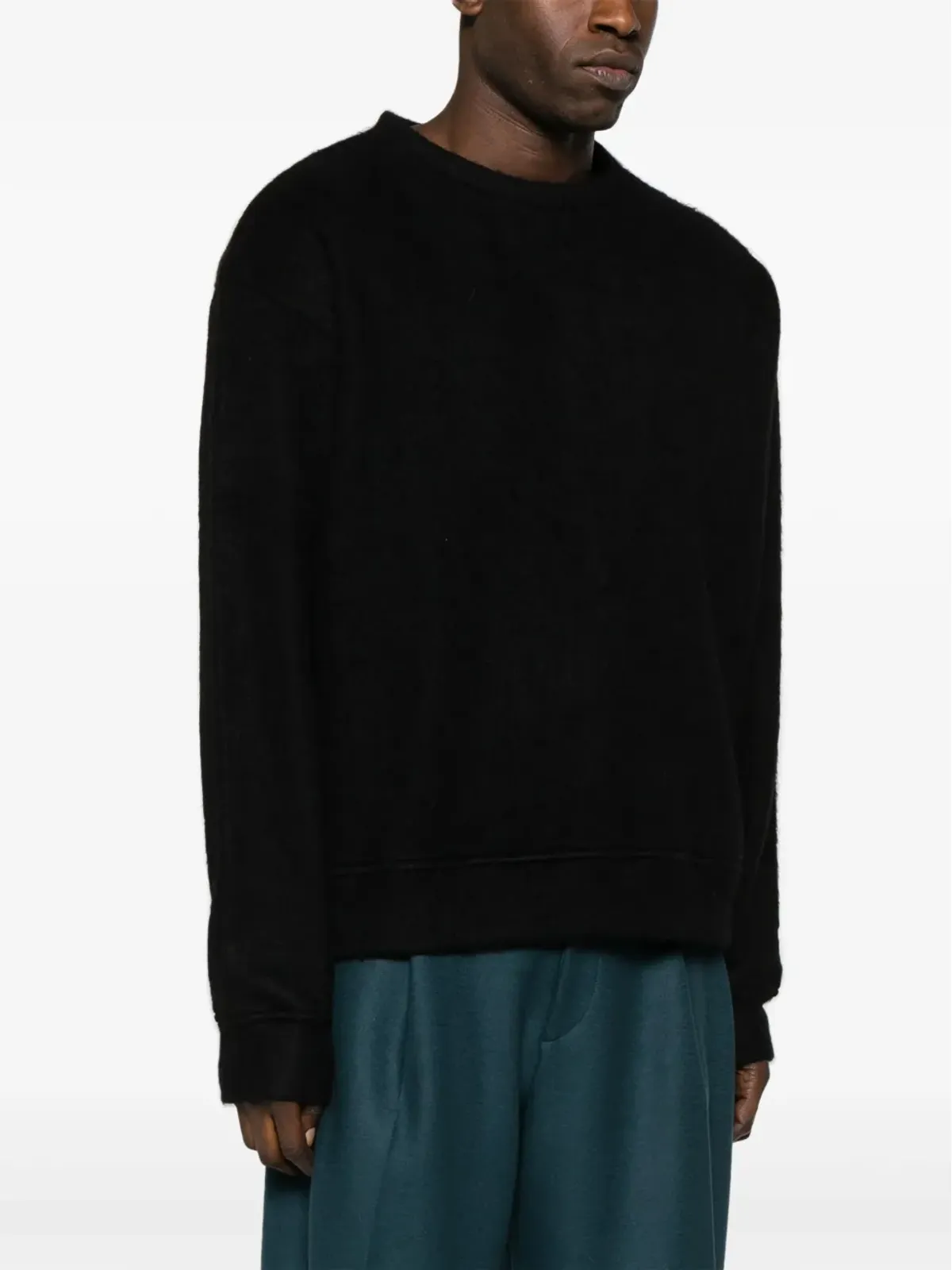 Jil Sander クルーネック ブラッシュド セーター - 画像3