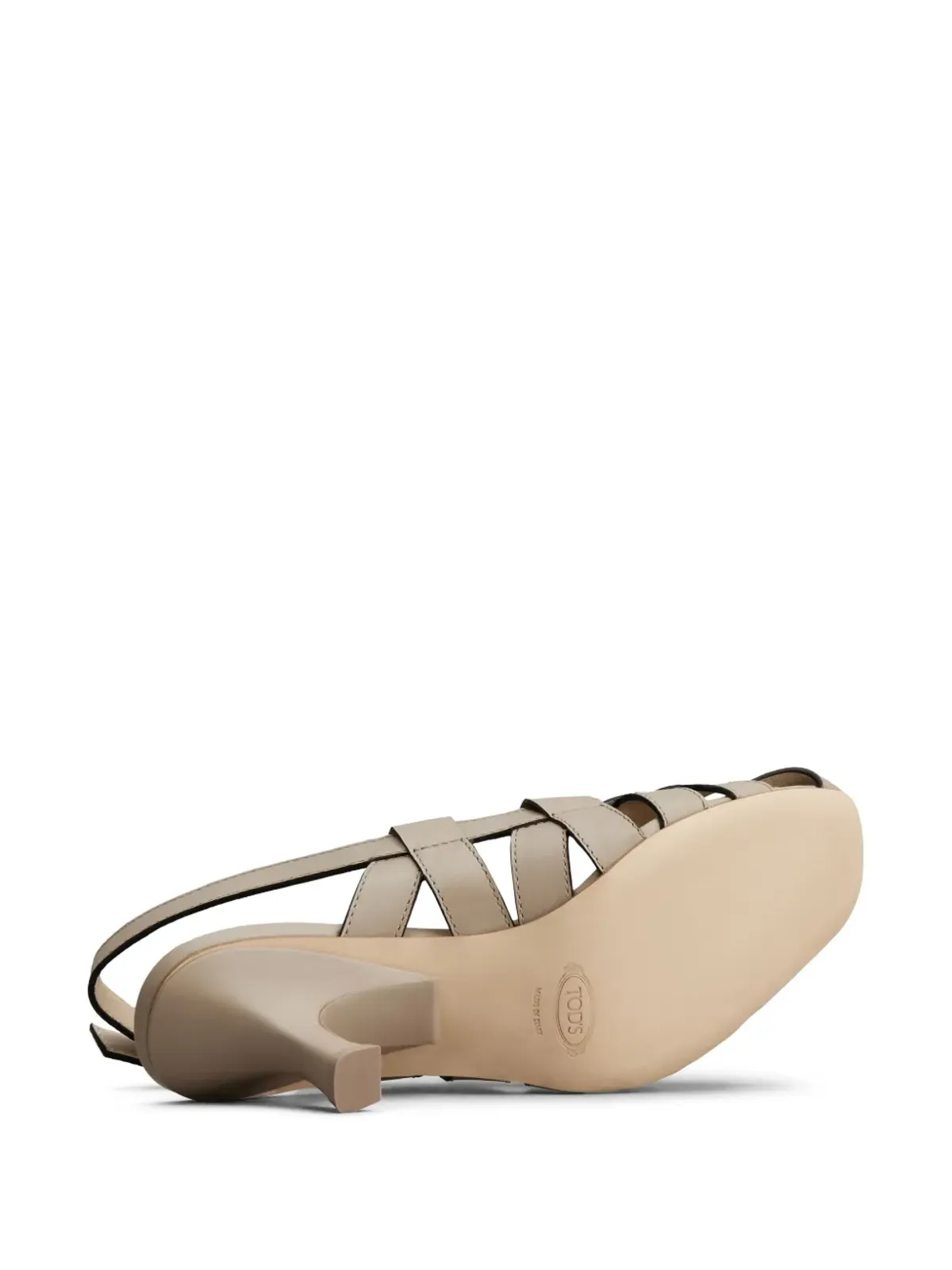 Tod's カットアウトレザー パンプス - ニュートラルカラー - 画像4