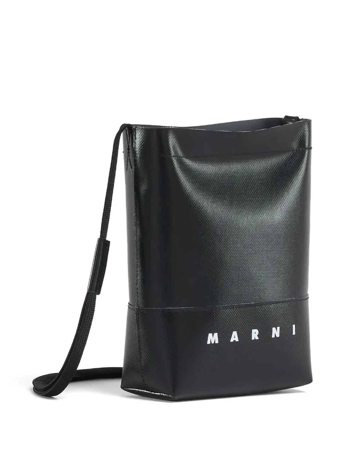 Marni ミュゼウ ロゴプリント クロスボディバッグ - 画像4