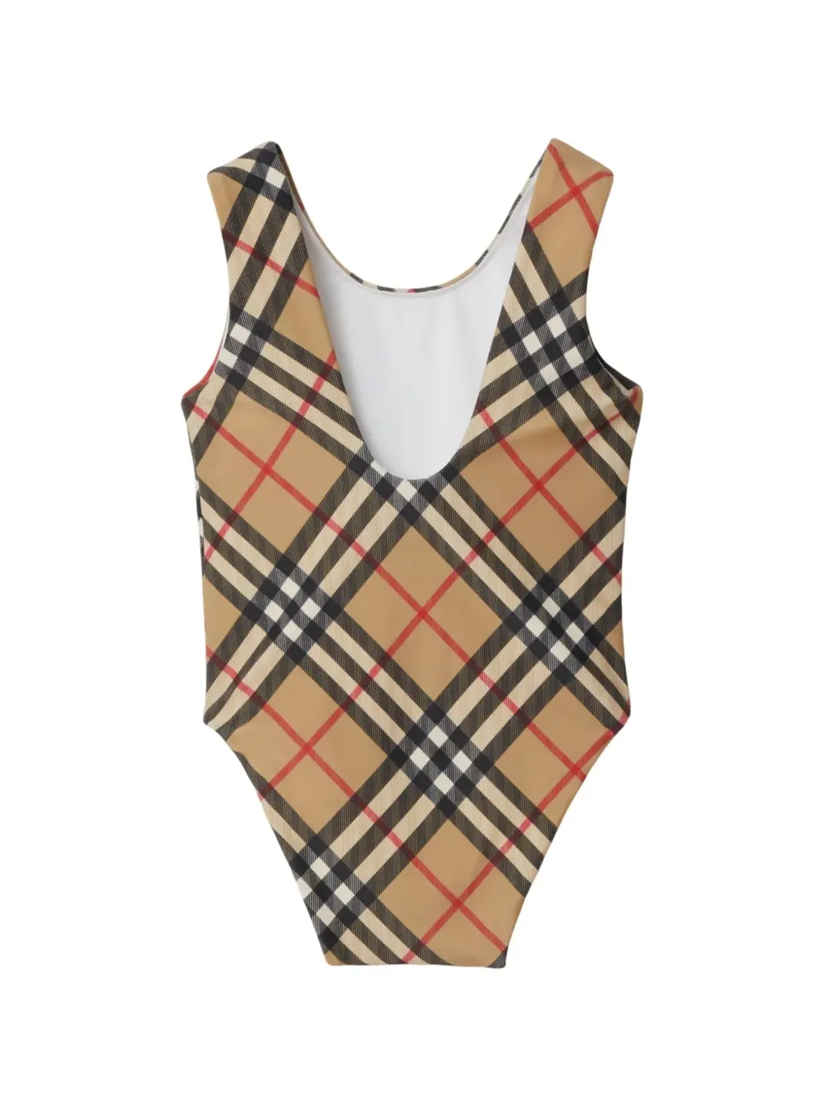 Burberry Kids Vintage Check scoop-neck swimsuit - Neutrals - 画像2