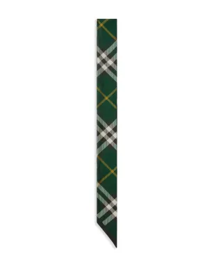Burberry ビンテージ チェック柄 シルクスカーフ - Green - サムネイル2