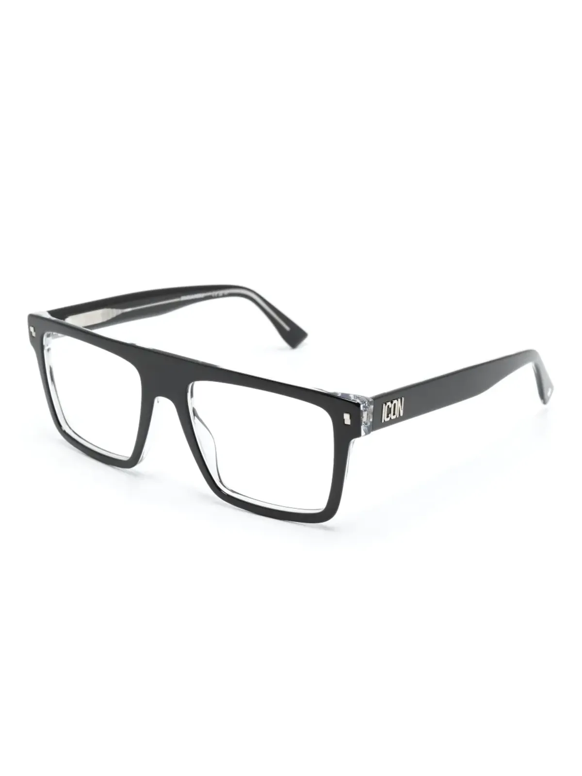 DSQUARED2 EYEWEAR アイコン長方形フレームのメガネ - 画像2