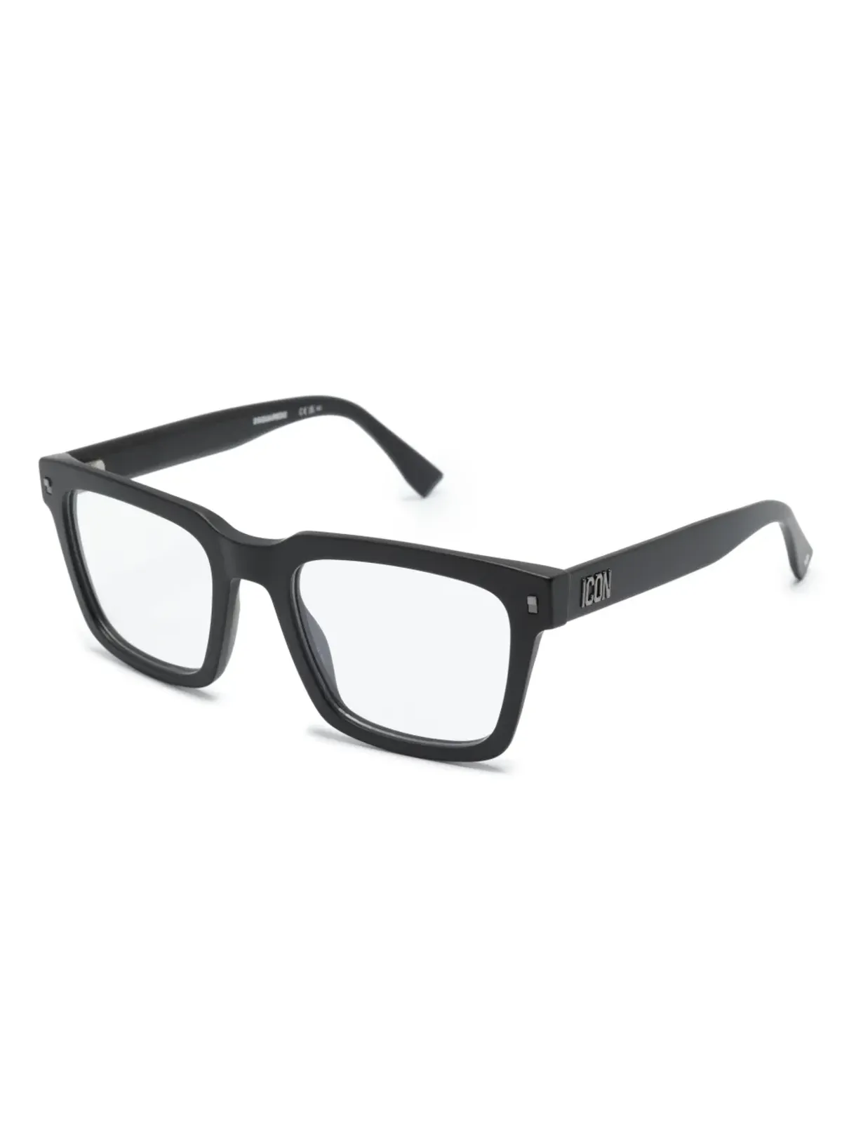 DSQUARED2 EYEWEAR アイコン・スクエアフレーム眼鏡 - ブラック - 画像2