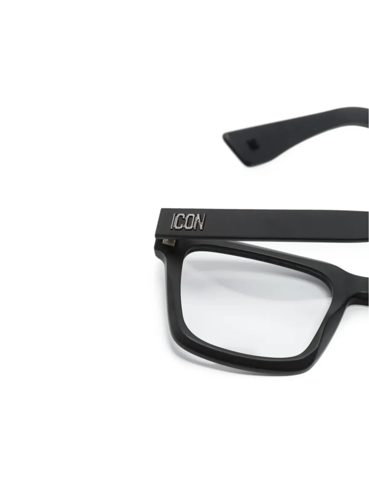 DSQUARED2 EYEWEAR アイコン・スクエアフレーム眼鏡 - ブラック - 画像3