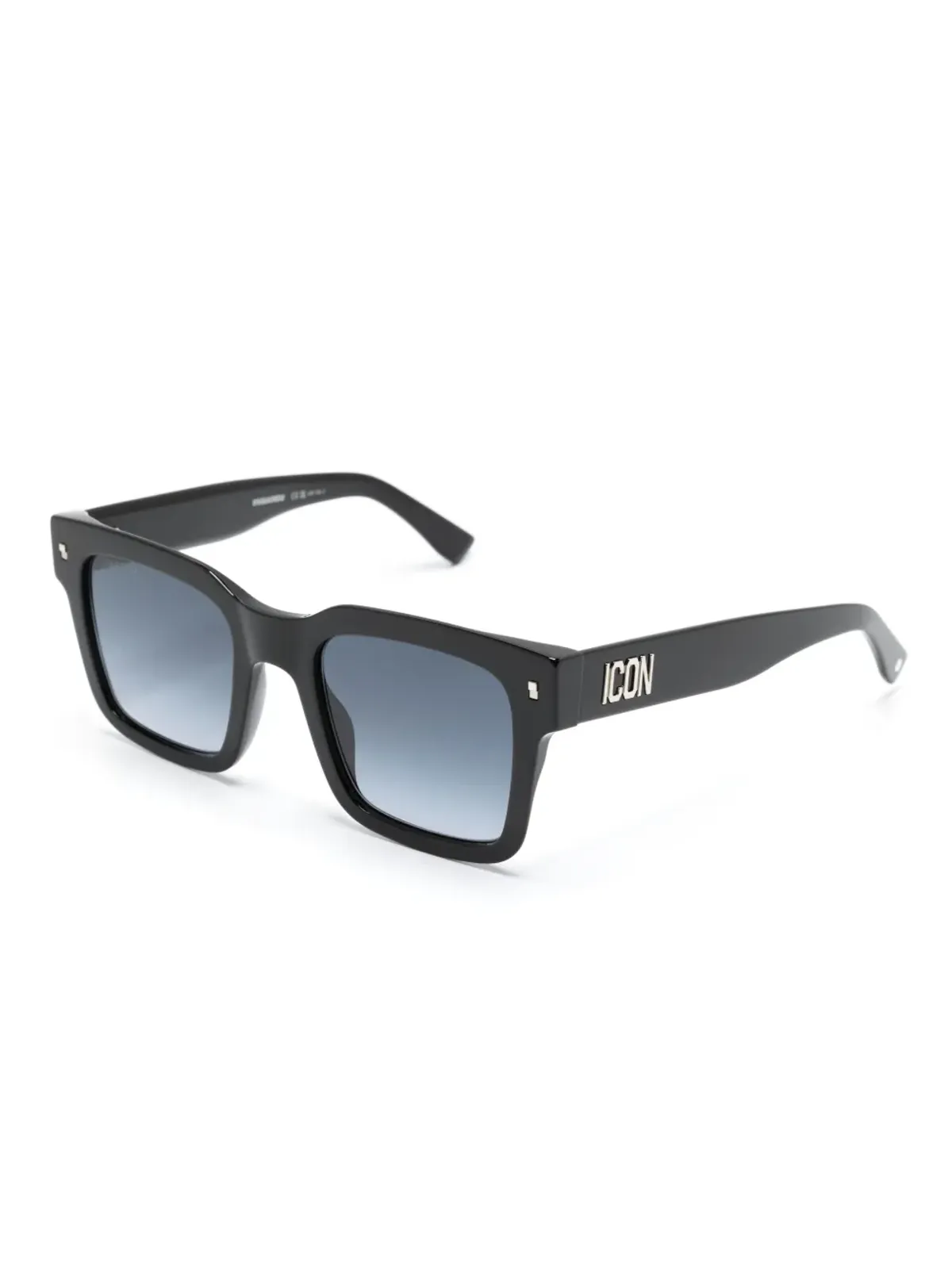 DSQUARED2 EYEWEAR ロゴプレートスクエアフレーム サングラス - 画像2