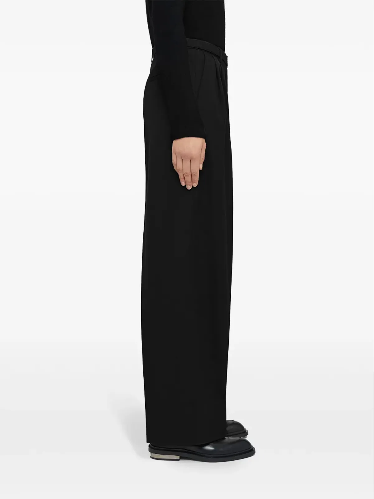 Jil Sander ベルト付きパンツ - ブラック - 画像5