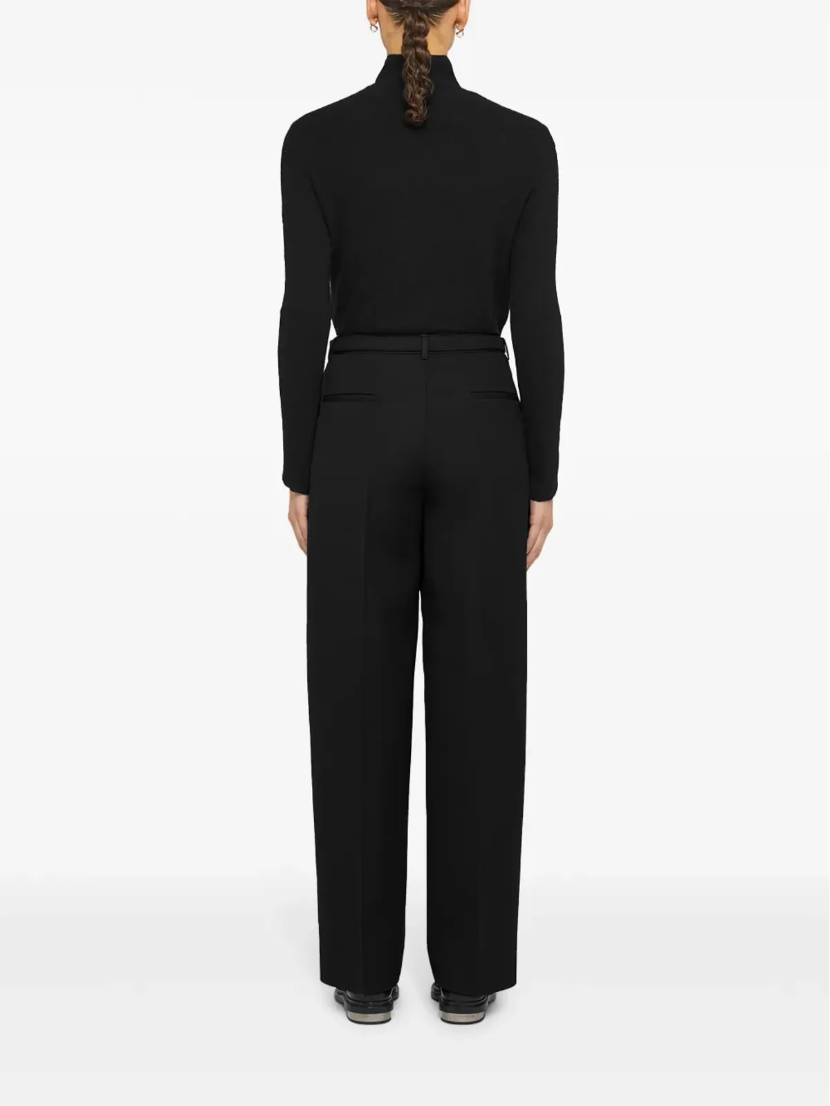 Jil Sander ベルト付きパンツ - ブラック - 画像3