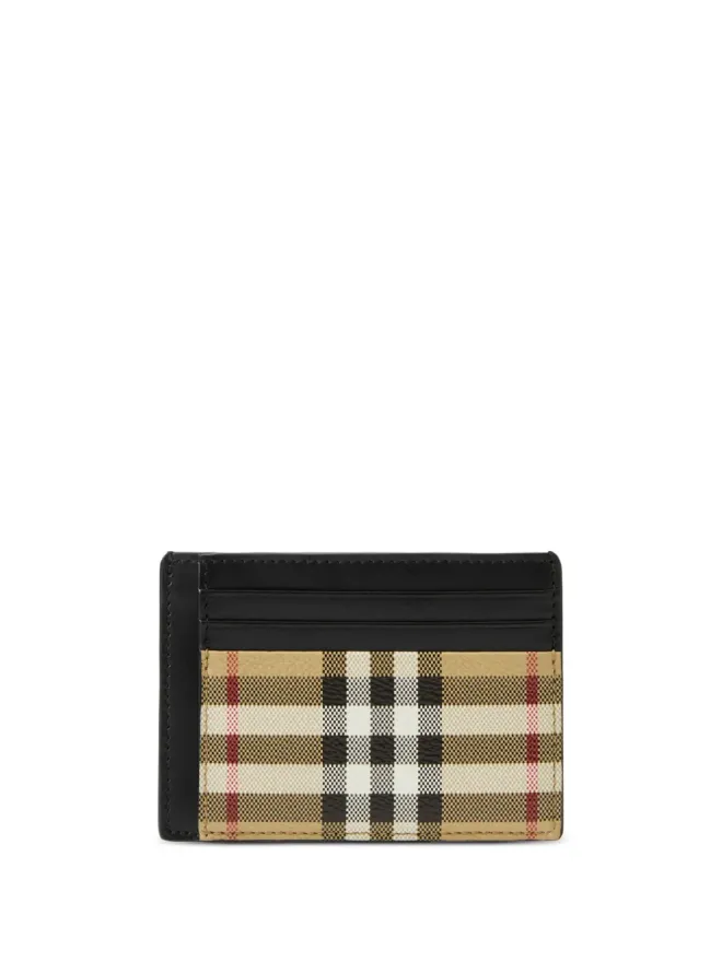 Burberry Burberry ビンテージ チェック ロゴ刻印 カードホルダー - ブラックの商品画像