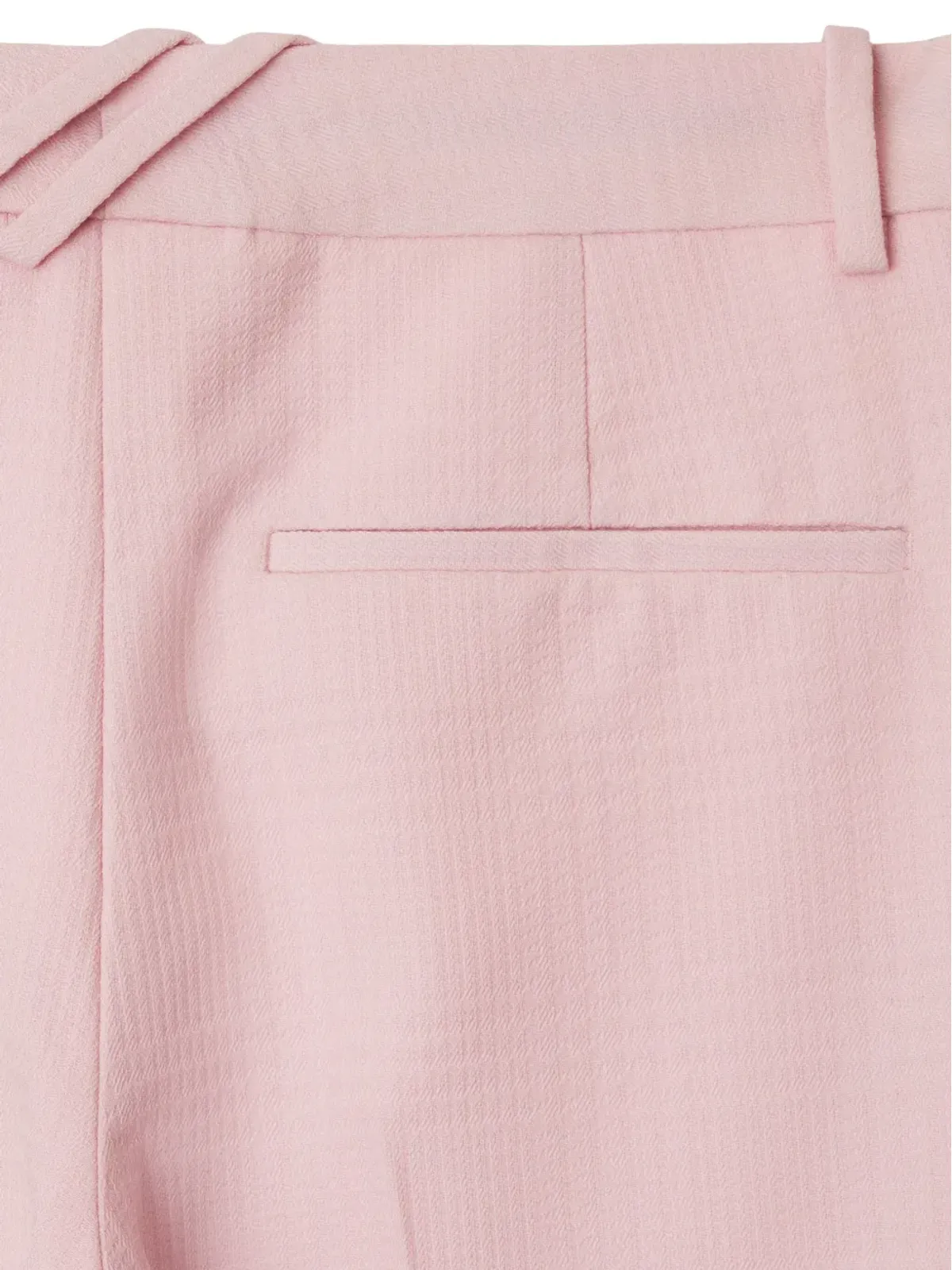 Burberry プレスド クリース ウール テーラード トラウザー ピンク - 画像4