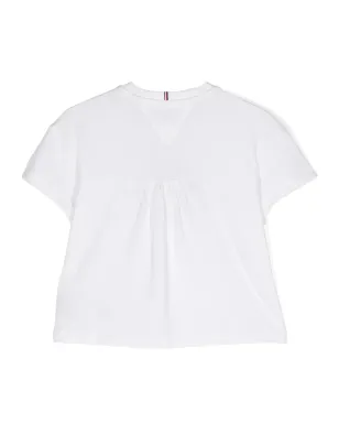 Tommy Hilfiger Junior ロゴ刺繍コットンTシャツ - サムネイル2