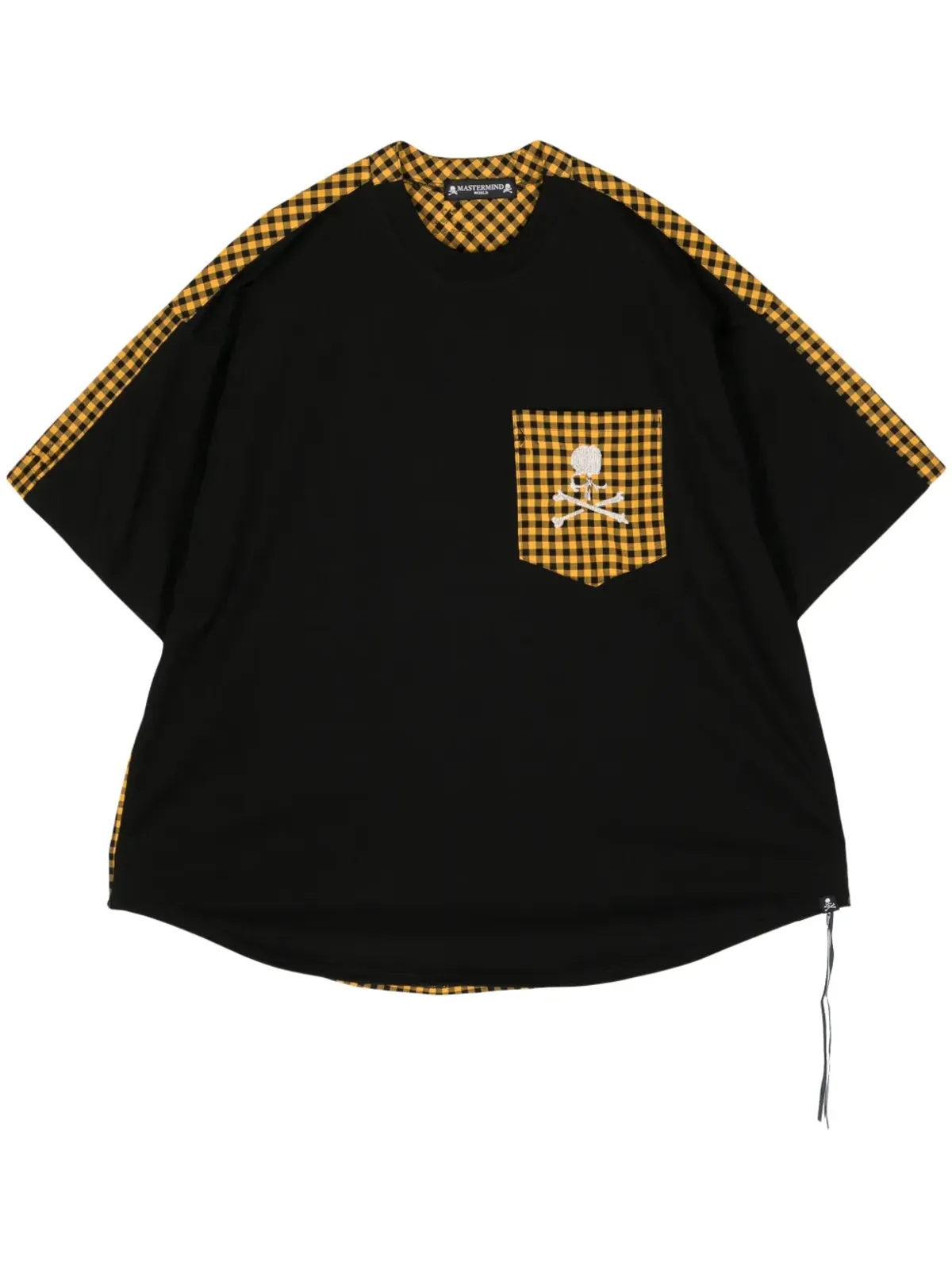 Mastermind World パネルドカラー・ブロック Tシャツ - ブラック - 画像1
